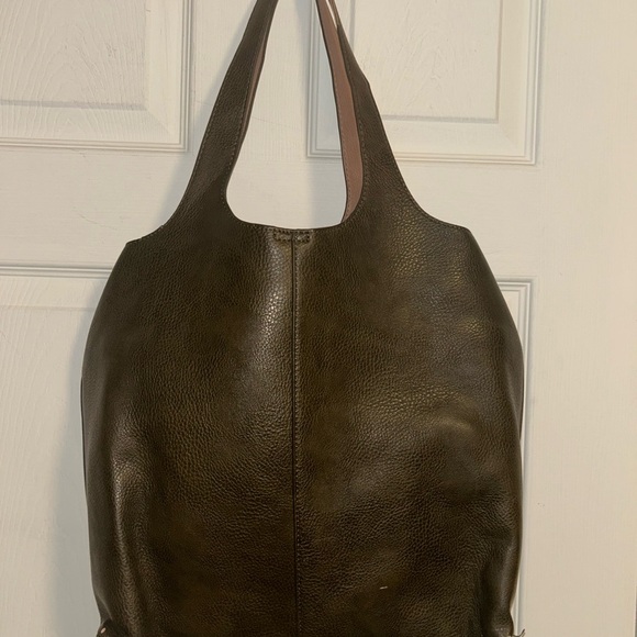 Madison West Brown Shoulder Bag with Slouchy Silhouette - Picture 1 of 6